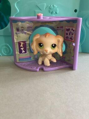 Littlest Pet Shop 2007 Cocker Spaniel Pet Nook Set